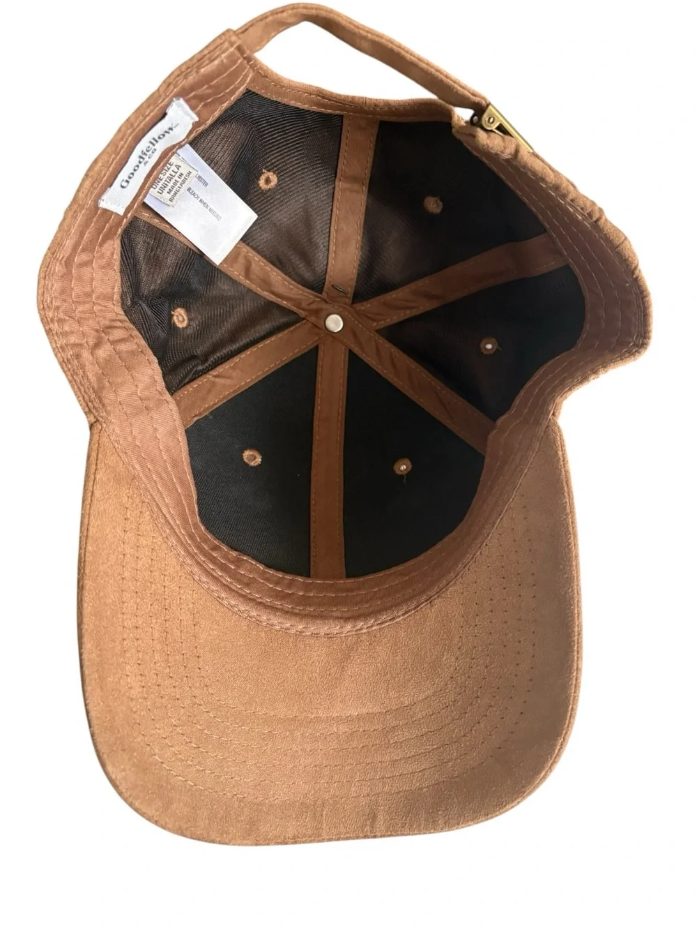 Goodfellow & Co Tan Suede-Look Baseball Cap